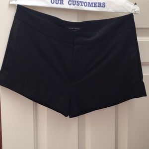Olive Olivia black tuxedo shorts. Size M